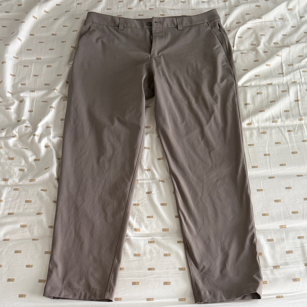 Men's Straight-Leg Casual Dress Pants - Taupe